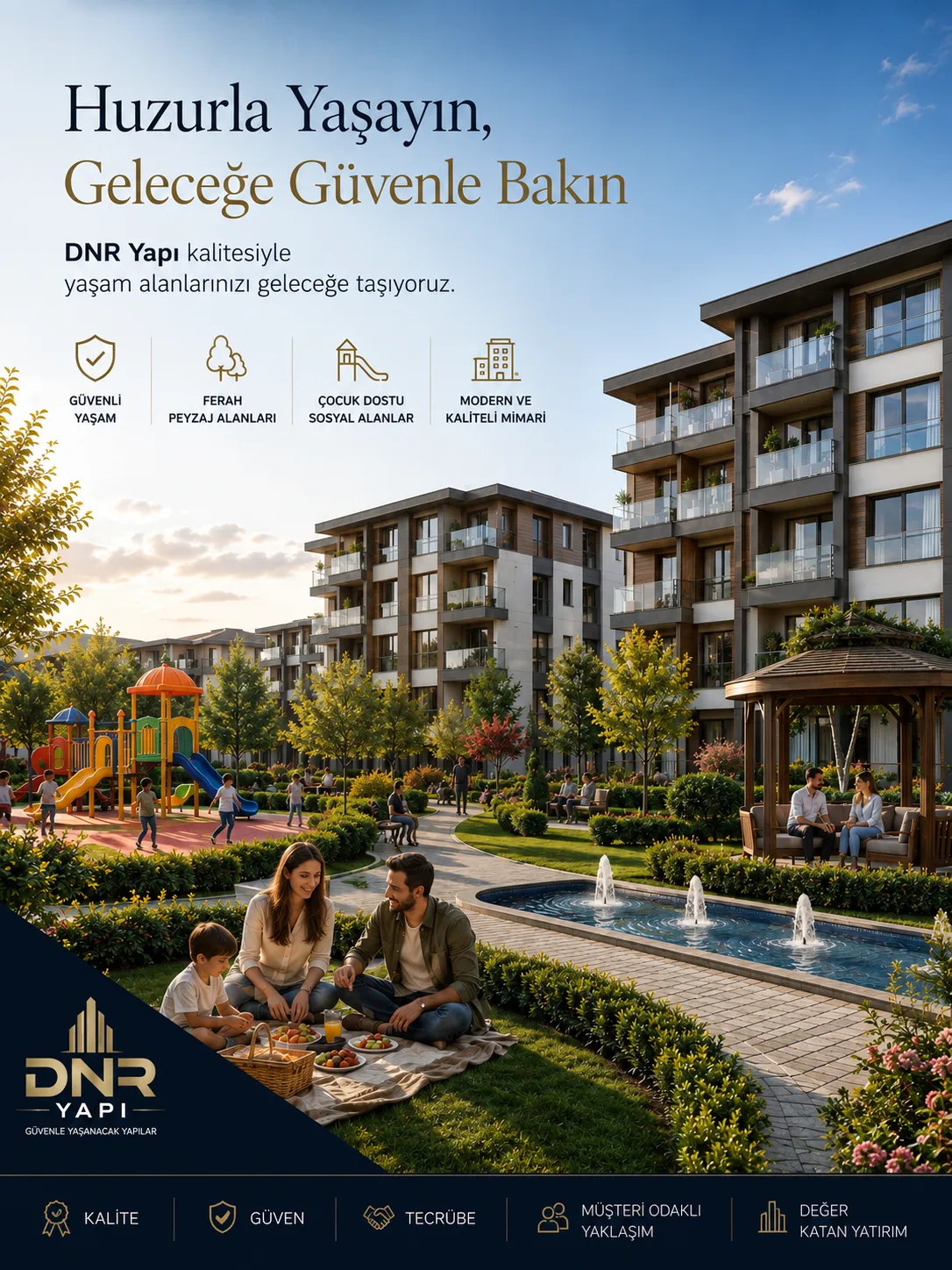 Huzurla yaşayın, geleceğe güvenle bakın